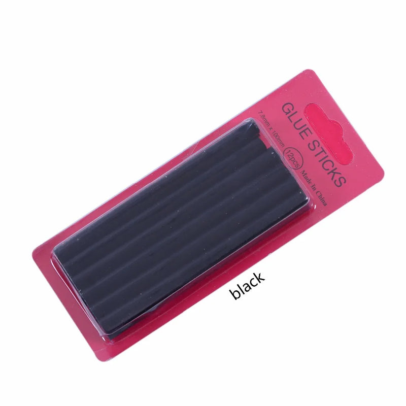 12pcs/lot  0.7*10 cm Hot Melt Glue Sticks Keratin Fusion Gun bond Glue Sticks Soft Keratin for Hair Extensions DIY tools