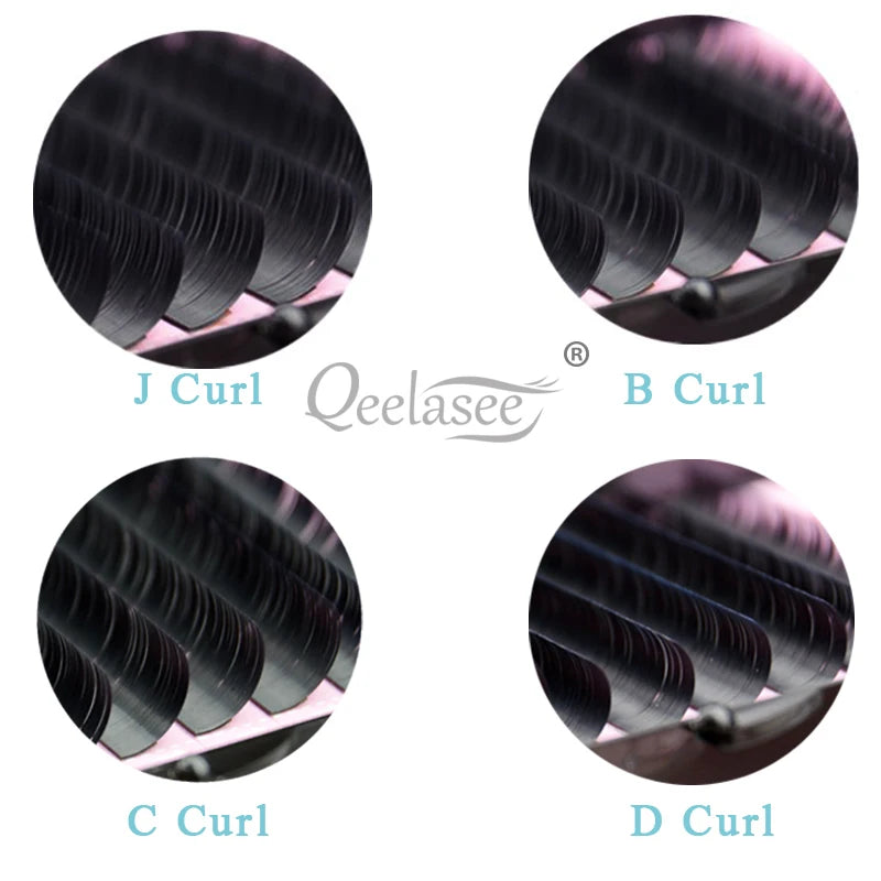 All Size 10 Trays Wholesale Volume Lashes Extension 3D Mink False Eyelashes Individual Eyelash Beauty Brand Factory Supplies