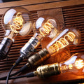 Retro Dimmable LED Edison Bulb E27 3W Gold Spiral Filament ST64 G125 Ampoule LED Lamp Incandescent Chandelier Decorative Lightin