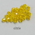 Buy 1 And Get 1 Free 4mm Shiny Crystal Beads Bicone Beads Glass Beads Loose Spacer Beads for bracelet DIY Jewelry Making  200pcs