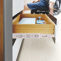 KAK 10" - 22" Stainless Steel Drawer Slides Soft Close | SAMAG