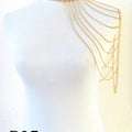 FREE SHIPPING STYLE A36 Gold Colour CHAIN DOUBLE SHOULDERS CHAIN JEWELRY 3 COLORS