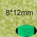 INFOF 100-500pcs/lot Soft Egg Beads Fishing Stop Luminous Oval Rubber Stopper Night Fly Fishing Accessories pesca
