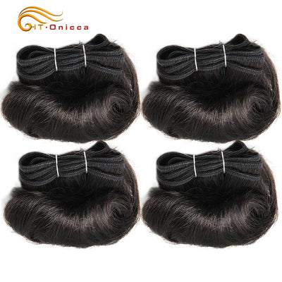 Brazilian Curly Hair Weave Bundles 100% Human Hair 4 Bundles Afro 1B 30 Burgundy Bundles Hair Extension 5 5 6 7 Inches Remy Hair