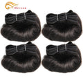 Brazilian Curly Hair Weave Bundles 100% Human Hair 4 Bundles Afro 1B 30 Burgundy Bundles Hair Extension 5 5 6 7 Inches Remy Hair