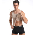 Be-In-Shape Men's Slimming Vest Body Shaper Belly Control Posture Gynecomastia Compression Shirt Underwear Waist Trainer Corset