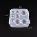 SNASAN Cute Beads Cube Triangle Silicone Mold For Jewelry Earrings Pendant Making Resin UV Epoxy Resin Molds Crafts DIY Tool
