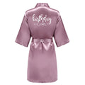 Birthday Party Girl & Entourage Satin Printing Women | SAMAG