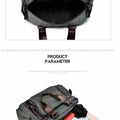 Men's Shoulder Bag Nylon Material British Casual Fashion School Style High Quality Multi-function Large Capacity Design