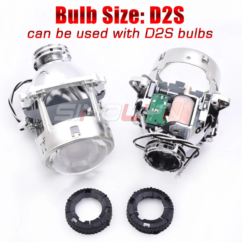 Sinolyn Bi Xenon Projector Lenses For BMW E46 M3 AL E90 E92/Audi A4 B8 A3/Benz W220 W203 /Volvo V50 D2S D1S Headlight Replace