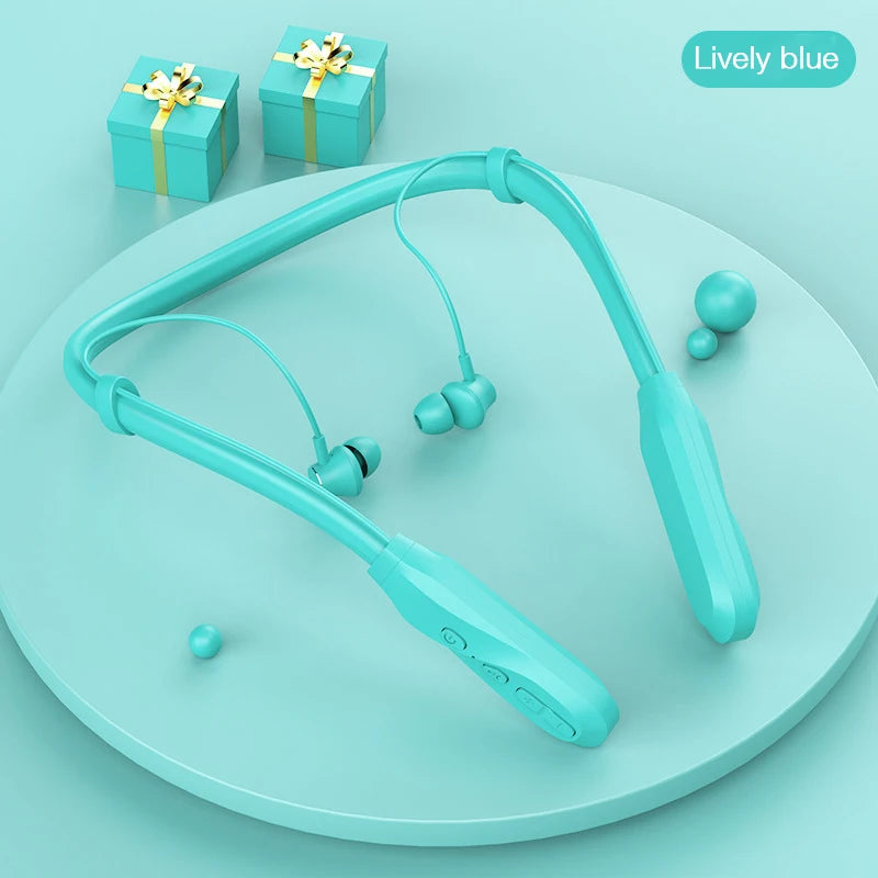 EARDECO 200 Hour Playback Bluetooth Earphone Bass Wireless Headphones Neckband Bluetooth Earphone with Mic Sport Music Stereo