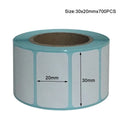 20x10mm Shipping Labels- 700 barcode sticker Per Roll Strongest & THICKEST - Thermal Postage BPA Free, Supermarket Blank Sticker