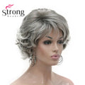 Short Curly Dark Auburn Synthetic Hair Full wig Women's Thick Wigs For Everyday