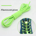 1 Pair 22 Colors Elastic Hiking Shoelaces Round Locking No Tie Shoe Laces Kids Adult Quick Lazy Laces Rubber Sneakers Shoelace