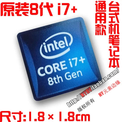 Hot Wholesale Original Core i7 3 4 5 6 7 8 9 10th Generation Laptop Desktop CPU Label Sticker