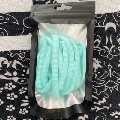 High Quality Half-round Shoelace 9 mm Bolding Oval Shoelaces Men Women Green Trend Personality Sport Casual Shoes Laces Dropship