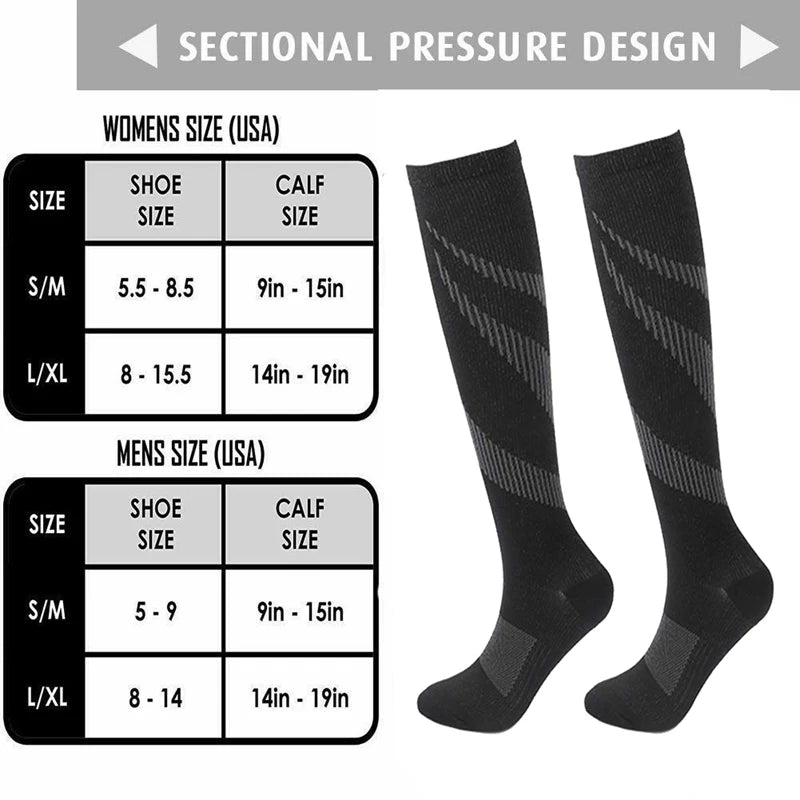Varicose Veins Socks Compression Stockings Nurse Sports | SAMAG