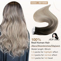Full Shine Tape In Hair Extensions Human Hair 100% Remy Natural Human Hair Seamless Skin Weft Seamless Color Glue For Women
