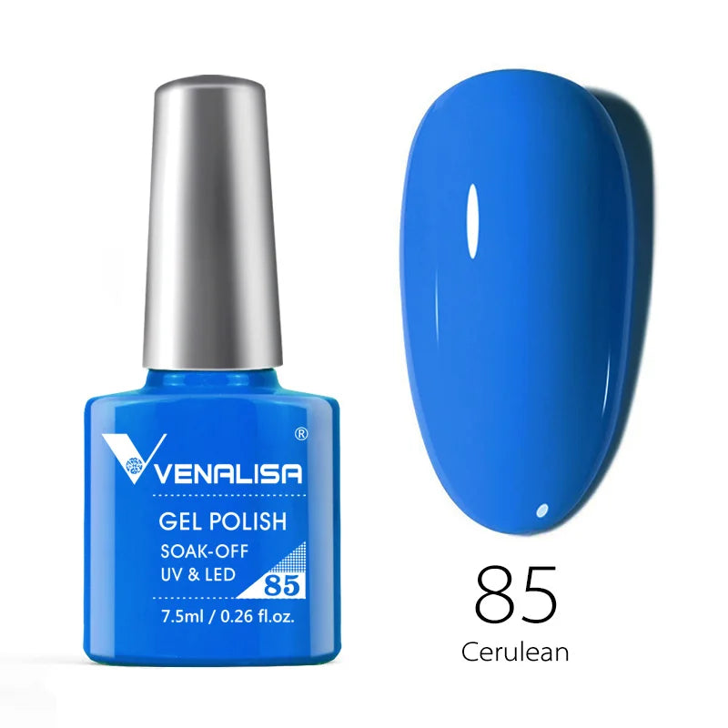 VENALISA Non Cleansing Topcoat Nail Art 7.5ml Soak off Base Coat Foundation No Wipe Top Coat Nail Gel Funny Bunny Gel Varnish