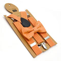 Baby Kids British Style Suspenders and Bow Tie Set Boys Braces Bowties Girls Tirantes Popular Three Clip Suspenders Elasticity