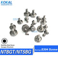1pcs Screw Bearing M3/M4/M5/M6 SUS304 Stainless Shaft Ball NTBG BJL01 External Thread 608/626/6000 - Visuel 2 | SAMAG