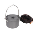 4.2L Camping Hanging Pot Ultralight Outdoor Single Pot Aluminium Alloy Camping Equipment Tools Picnic Hiking Cookware Utensils