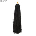30" Passion Twist Crochet Hair Pre-Looped Synthetic Braiding Hair Extensions Ombre Pre-Twisted Water Wave Braids Hair Expo City