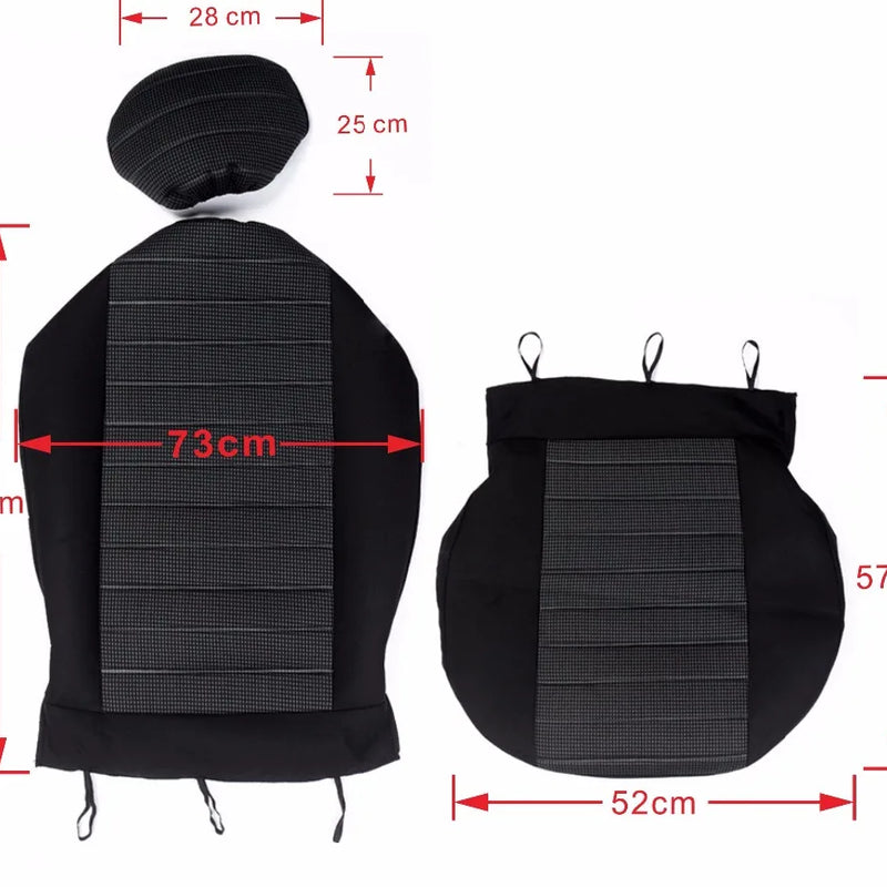 AUTOYOUTH Front Car Seat Covers Airbag Compatible Universal Fit Most Car SUV Car Accessories Car Seat Cover for Toyota 3 color
