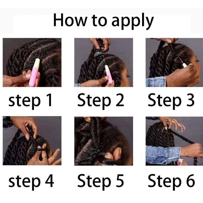AZIR Senegalese Twist Hair Crochet Braids 24 inch 30 Roots/pack Synthetic Crochet Hair Senegalese Braids Twist Hair for Braids
