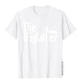 Mens The Dogfather Dachshund T-Shirt Funny Father Dog Lover Gift T-Shirt & Tees Unique Cotton Men's T Shirt Chinese Style