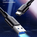 UGREEN USB C Cable 5Gbps USB3.0 A to USB C for iPhone 17 16 15 iPad Samsung S25 S24 for Switch M2 SSD NVME USB3.0 Data 18W Cable