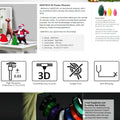 GEEETECH High-Speed PLA Filament 1.75mm 1kg 1 spool, Fast Curing, Better Liquidity, HS-PLA High-Speed 3D Printing Filament