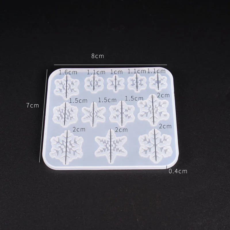 SNASAN Cute Beads Cube Triangle Silicone Mold For Jewelry Earrings Pendant Making Resin UV Epoxy Resin Molds Crafts DIY Tool