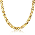 Hiphop Heavy Cuban Link Chains Necklaces Male Gold Color Stainless Steel Long Neck Necklace For Men Women Jewelry 2023 Collares
