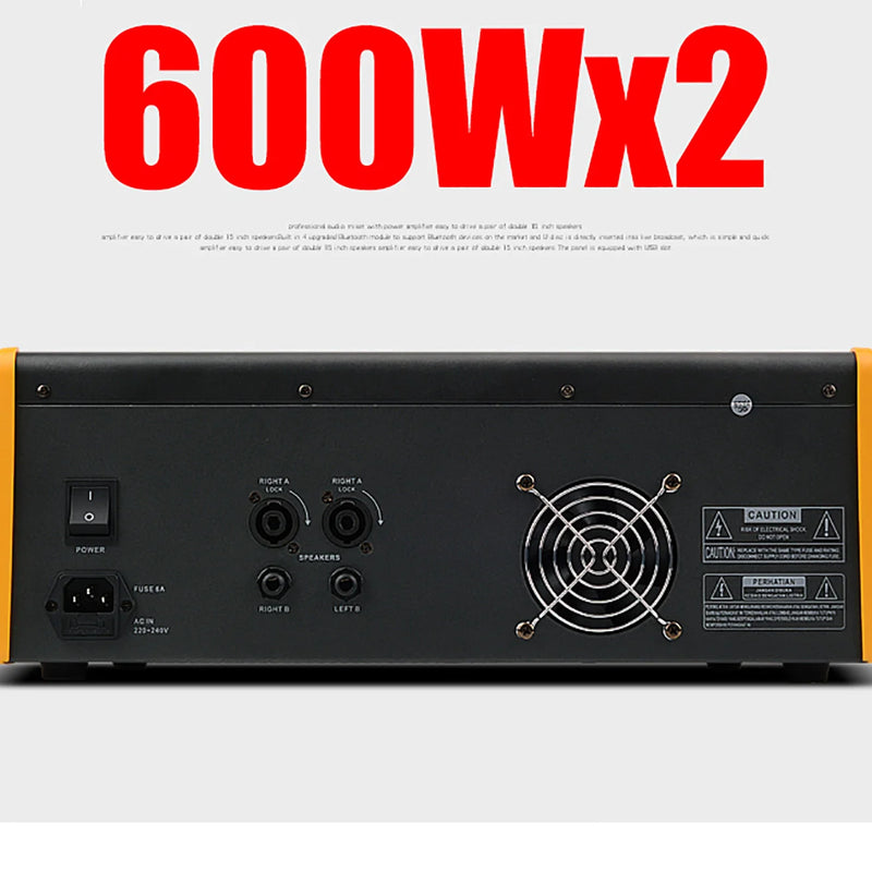 GAX-PM16 Professional 16-Channels Audio Mixer Powerful 7-band Equalization Audio Mixer With USB Switch For Karaoke Stage KTV