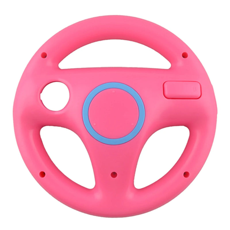 6 color Durable Plastic Steering Wheel For Wii for Mario Kart Racing Games Remote Controller Console