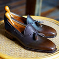 Cie Fiddle-Back /Beveled Waist Loafer With Metal Toe Men's Leather Footwear Wedding Party Casual Dress Shoe Fashiion Male LO54