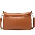 Zency Women's Handbag 100% Genuine Leather Ladies Shoulder Crossbody Messenger Bag Fashion Hobos Black High Quality