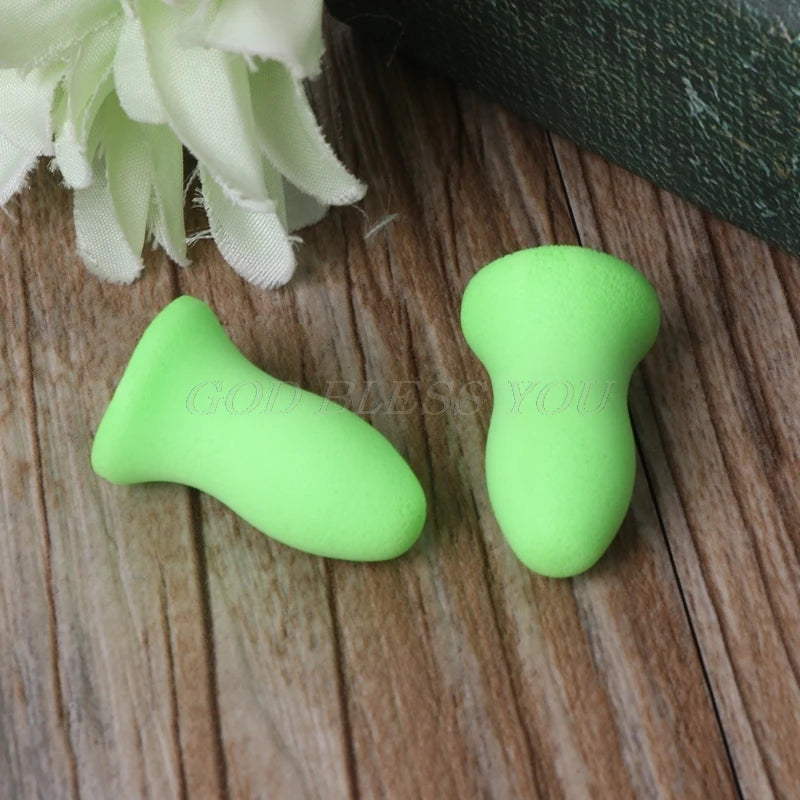 1 Pair Soft Foam Ear Plugs Tapered Travel Sleep Noise Prevention Earplugs Drop Shipping