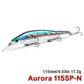 TSURINOYA 115mm 17.2g Suspending Minnow Fishing Lure - View 17 | SAMAG