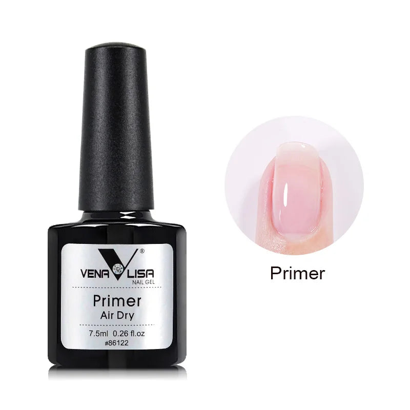 VENALISA Non Cleansing Topcoat Nail Art 7.5ml Soak off Base Coat Foundation No Wipe Top Coat Nail Gel Funny Bunny Gel Varnish