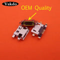 50-100pcs Micro Mini USB Charging Jack Socket Data Port for Lenovo A708t S890 Alcatel 7040N HuaWei G7 G7-TL00 Charger Connector