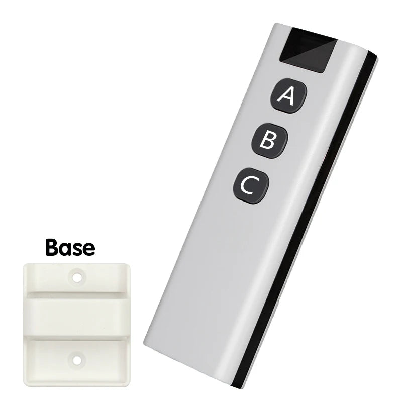 433MHz Smart Light Switch Rf Wireless Touch Wall Switch with Remote Control Tempered Glass Panel Switch for Home LED LAMP 220V