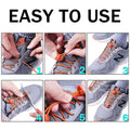 1 Pair 22 Colors Elastic Hiking Shoelaces Round Locking No Tie Shoe Laces Kids Adult Quick Lazy Laces Rubber Sneakers Shoelace