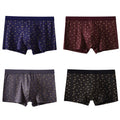Bamboo Male Panties Sexy Underwear Men Cuecas Boxer New Fashion Boxer Shorts Mens Underware 4pcs/lot Free Shipping