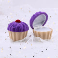One Piece Velvet Jewelry Box Gift Box Container Wedding Ring Box Ring Case Earrings Holder For Jewelry Display & Gift Package