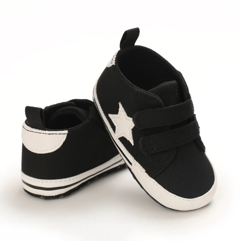 VALEN SINA New Baby Shoes White Christening Baptismal Moccasins Infant Boys Girls Slip-On Peas Shoes Walking Shoes
