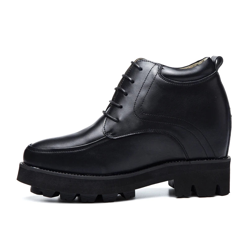 Height-increasing Shoes Men 16cm Men's Invisible Height-increasing Leather Shoes Extra-high Elevator Thick-soled Leather Shoes