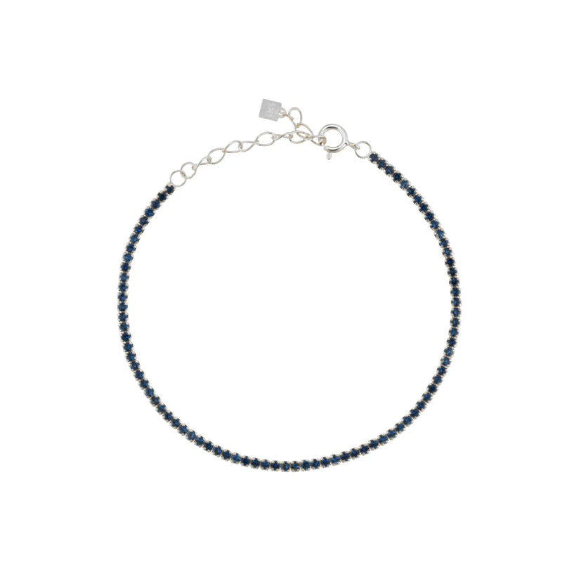ANDYWEN 925 Sterling Silver 1.5mm Tennis Zircon Charm Long Chain Necklace Rock Punk Fashion Fine Jewelry Gift Wedding Party