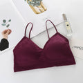 Seamless Women Sports Bra Running Bralette Padded Vest Elastic Brassiere  Fitness Gym Underwear Bra Top